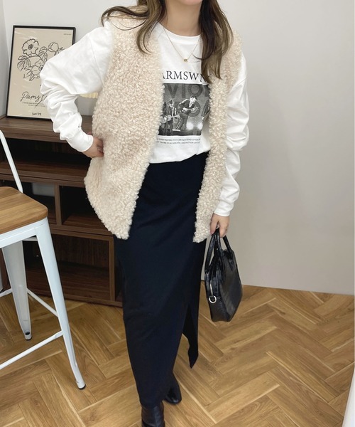apres jour（アプレジュール）の「アソートデザインTシャツ【ZOZOTOWN限定アイテム】（Tシャツ/カットソー・レディース・ブラック系その他/オフホワイト/ホワイト系その他/ピンク・X-LARGE/フリー）」の9枚目の写真