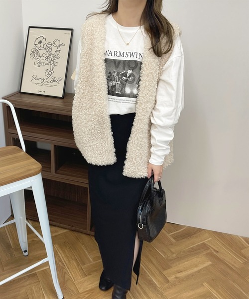 apres jour（アプレジュール）の「アソートデザインTシャツ【ZOZOTOWN限定アイテム】（Tシャツ/カットソー・レディース・ブラック系その他/オフホワイト/ホワイト系その他/ピンク・X-LARGE/フリー）」の10枚目の写真
