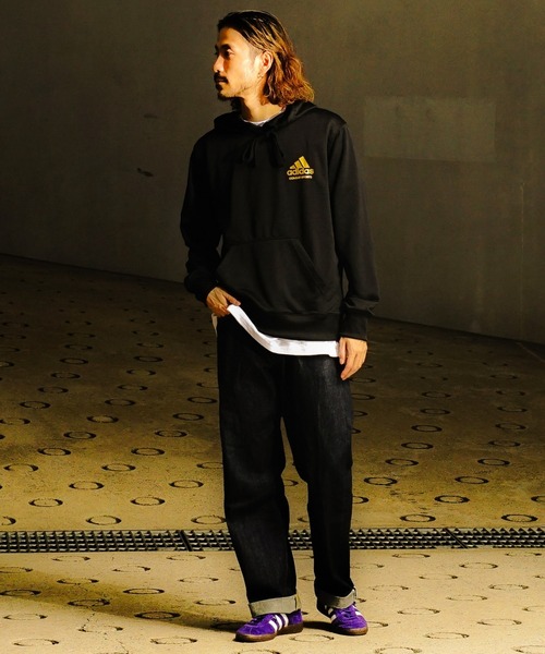 adidas（アディダス）の「【adidas combat sports】アディダスコンバットスポーツ  Hoodie  スウェット/パーカー/長袖（パーカー・メンズ・ブラック×ホワイト/ブラック×ゴールド/ナチュラル/ネイビー×ホワイト/グレー×ホワイト・M/XL/2XL/L）」の15枚目の写真
