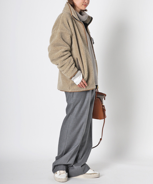 ☆新品☆Deuxieme Classe☆ボアブルゾン　ベージュ DEUXIEME CLASSE☆ドゥーズィエムクラスボアブルゾン ベージュ
