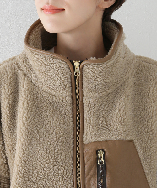 Deuxieme Classe（ドゥーズィエムクラス）の「BOA ZIP ブルゾン