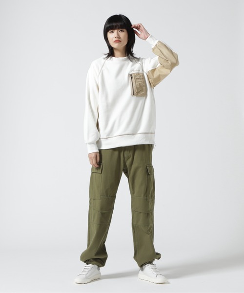 AVIREX（アヴィレックス）の「CARGO PANTS/ カーゴパンツ（カーゴパンツ・レディース・オリーブ系/レンガ/ブラック・L/M/S）」の9枚目の写真