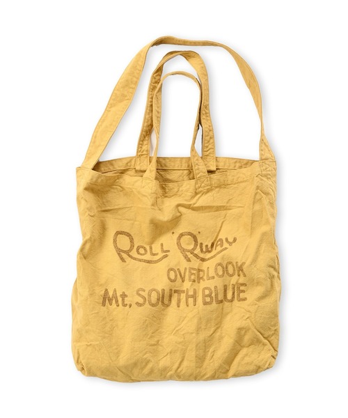 45R(フォーティファイブアール)の「45星バッグ(大)(トートバッグ・レディース・オフホワイト/ブラウン/マスタード・FREE)」の3枚目の写真