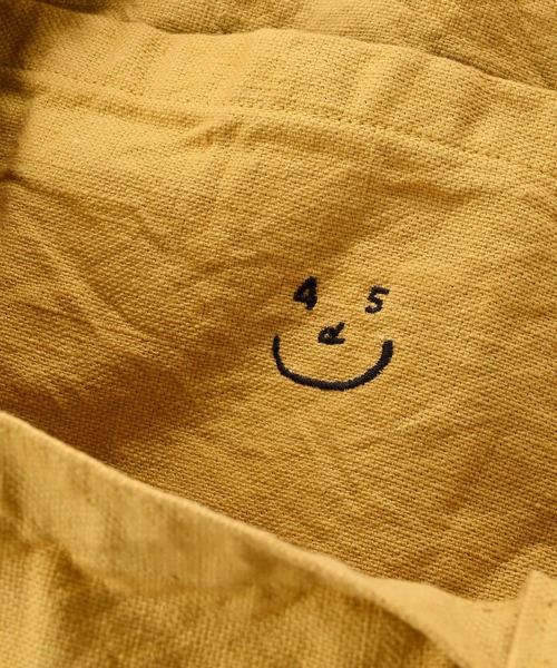 45R(フォーティファイブアール)の「45星バッグ(大)(トートバッグ・レディース・オフホワイト/ブラウン/マスタード・FREE)」の10枚目の写真