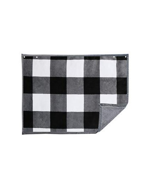 DAY CLOSET（デイ クローゼット）の「【100×70cm】3WAY スナップボタン ボア フリース ブランケット（ブランケット・メンズ・チェック/マルチ・ONE SIZE）」の13枚目の写真