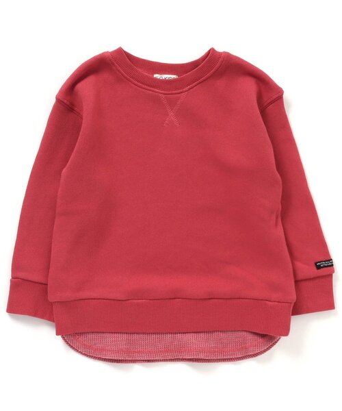 F.O.KIDS(エフオーキッズ)の「ガーメントダイレイヤードライクトレーナー(スウェット・キッズ・レッド/パープル/ベージュ/ブラック/カーキ・80/90/95/100/110/120/130/140)」の5枚目の写真