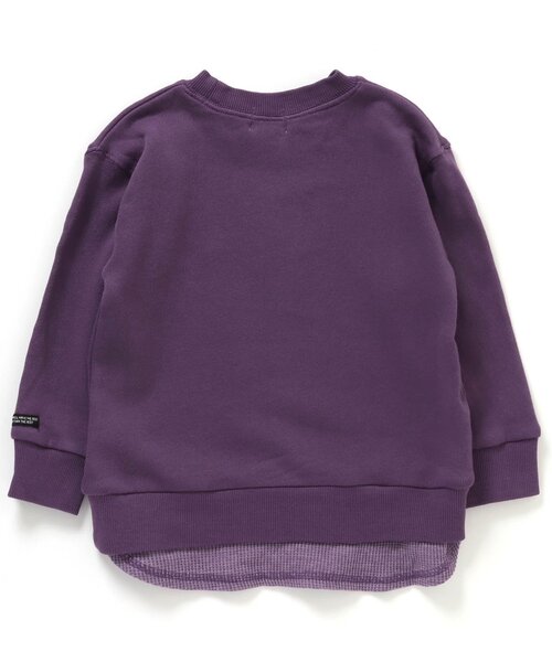 F.O.KIDS(エフオーキッズ)の「ガーメントダイレイヤードライクトレーナー(スウェット・キッズ・レッド/パープル/ベージュ/ブラック/カーキ・80/90/95/100/110/120/130/140)」の12枚目の写真