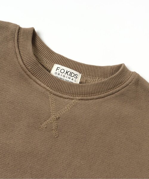 F.O.KIDS(エフオーキッズ)の「ガーメントダイレイヤードライクトレーナー(スウェット・キッズ・レッド/パープル/ベージュ/ブラック/カーキ・80/90/95/100/110/120/130/140)」の14枚目の写真