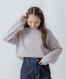 flower | ニュアンスブーケニット(ニット/セーター)