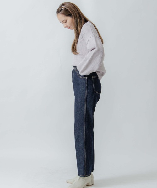 flower(フラワー)の「ニュアンスブーケニット(ニット/セーター・レディース・パープル/アイボリー・FREE)」の17枚目の写真