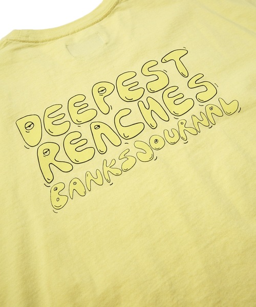 BANKS(バンクス)の「DESIGN TEE/BANKS(バンクス)半袖Tシャツ(Tシャツ/カットソー・メンズ・ライトグリーン/オレンジ/ライトイエロー/ブラック・MEDIUM/LARGE/X-LARGE/SMALL/X-SMALL)」の12枚目の写真