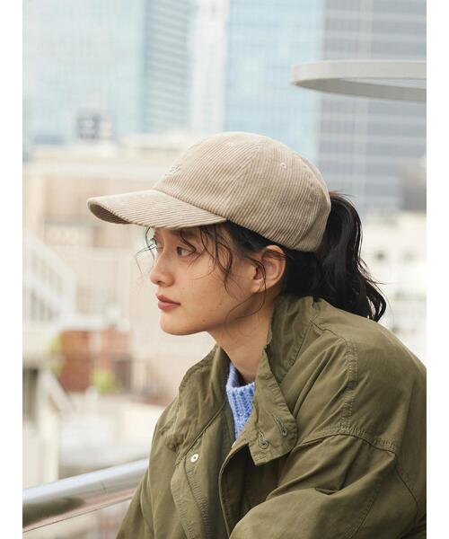 AMERICAN HOLIC（アメリカンホリック）の「コーデュロイキャップ（キャップ・レディース・ベージュ/ブラック/アイボリー/テラコッタ・FREE）」の19枚目の写真