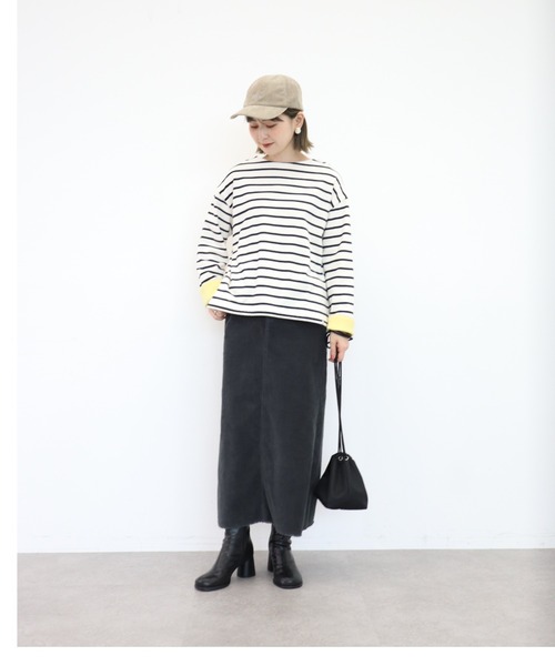 AMERICAN HOLIC（アメリカンホリック）の「コーデュロイキャップ（キャップ・レディース・ベージュ/ブラック/アイボリー/テラコッタ・FREE）」の8枚目の写真