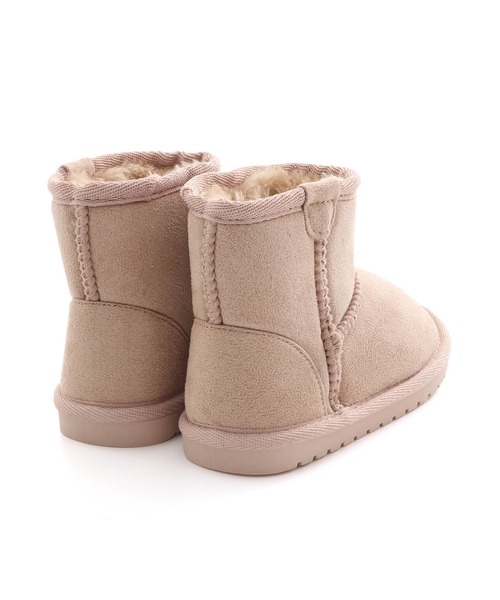 F.O.KIDS(エフオーキッズ)の「F.O.KIDS/エフオーキッズ ボアブーツトドラー(ブーツ・キッズ・ベージュ/ブラウン/ブラック/ブラウン系/ピンク・18/20/19)」の7枚目の写真