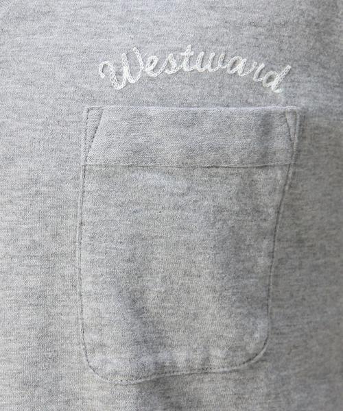 MONKEY TIME（モンキータイム）の「＜monkey time＞ エンブロ 1POC Vネック Tシャツ◆（Tシャツ/カットソー・メンズ・ホワイト/ブラック/グレー/オリーブ/ライトブルー/ネイビー・MEDIUM/SMALL/LARGE）」の22枚目の写真