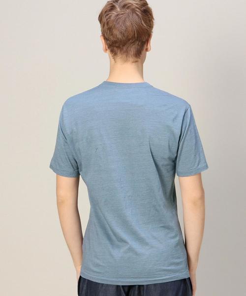 MONKEY TIME（モンキータイム）の「＜monkey time＞ エンブロ 1POC Vネック Tシャツ◆（Tシャツ/カットソー・メンズ・ホワイト/ブラック/グレー/オリーブ/ライトブルー/ネイビー・MEDIUM/SMALL/LARGE）」の7枚目の写真