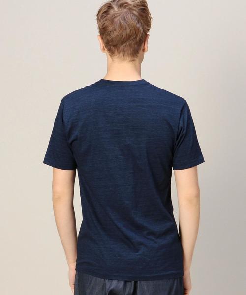 MONKEY TIME（モンキータイム）の「＜monkey time＞ エンブロ 1POC Vネック Tシャツ◆（Tシャツ/カットソー・メンズ・ホワイト/ブラック/グレー/オリーブ/ライトブルー/ネイビー・MEDIUM/SMALL/LARGE）」の9枚目の写真