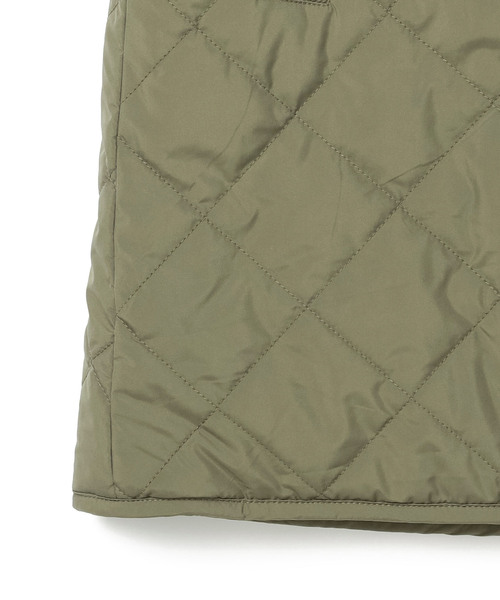 Petit Honfleur（プチオンフルール）の「裏ボアキルティングコート（ダウンジャケット/コート・レディース・ブラック/カーキ・11号/13号/9号）」の7枚目の写真