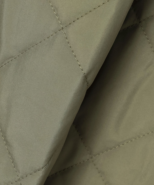 Petit Honfleur（プチオンフルール）の「裏ボアキルティングコート（ダウンジャケット/コート・レディース・ブラック/カーキ・11号/13号/9号）」の3枚目の写真