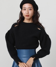 Cheek | スリットあきニットプルオーバー(ニット/セーター)