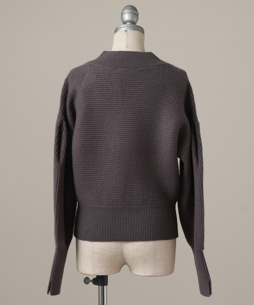 Cheek（チーク）の「スリットあきニットプルオーバー（ニット/セーター・レディース・ブラック/チャコールグレー/ブルー・MEDIUM）」の7枚目の写真