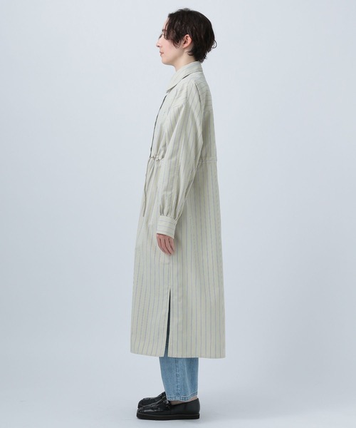 BAYFLOW（ベイフロー）の「アソートストライプシャツワンピース（ワンピース・レディース・ベージュ/その他1/ライトブルー・SMALL/MEDIUM）」の17枚目の写真