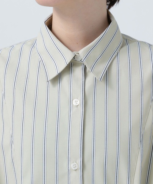 BAYFLOW（ベイフロー）の「アソートストライプシャツワンピース（ワンピース・レディース・ベージュ/その他1/ライトブルー・SMALL/MEDIUM）」の19枚目の写真