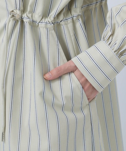 BAYFLOW（ベイフロー）の「アソートストライプシャツワンピース（ワンピース・レディース・ベージュ/その他1/ライトブルー・SMALL/MEDIUM）」の21枚目の写真