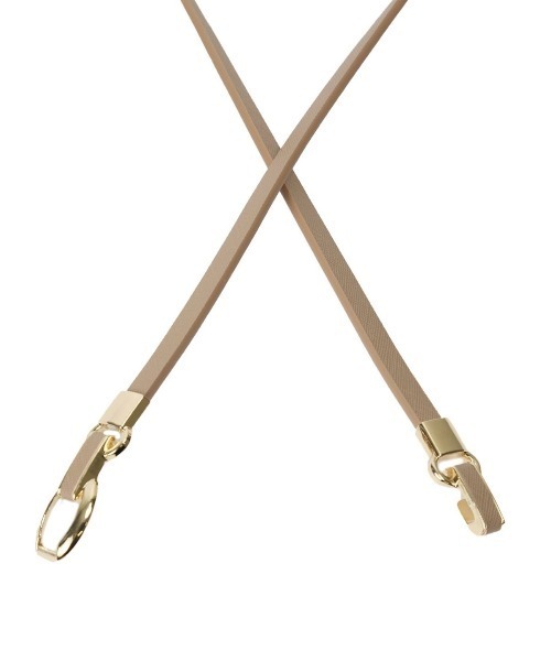 m.f.editorial（エムエフエディトリアル）の「エムエフエディトリアルレディース/m.f.editorial:Women ビットバックル スライドベルト（ベルト・レディース・ブラック/ベージュ・FREE）」の6枚目の写真