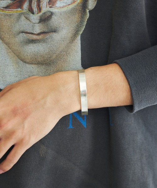 WAKAN SILVER SMITH（ワカンシルバースミス）の「9mm Matte bangle/BN-061/9ｍｍマットバングル（バングル/リストバンド・メンズ・シルバー・FREE）」の6枚目の写真