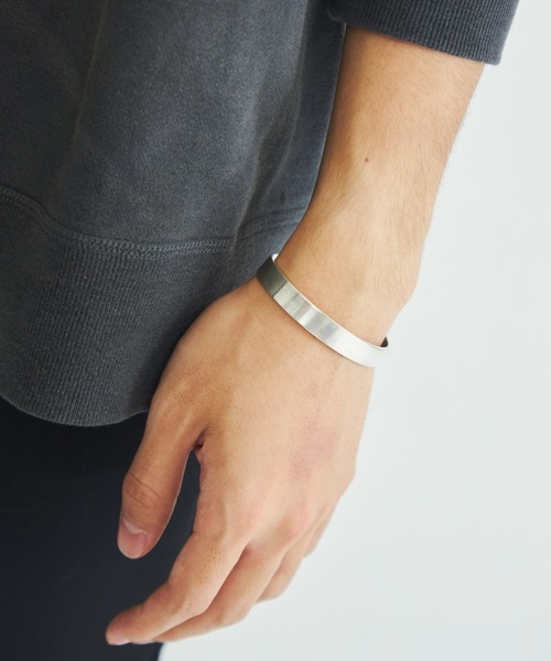 WAKAN SILVER SMITH（ワカンシルバースミス）の「9mm Matte bangle/BN-061/9ｍｍマットバングル（バングル/リストバンド・メンズ・シルバー・FREE）」の7枚目の写真