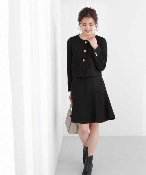 PROPORTION BODY DRESSING(プロポーションボディドレッシング)の「ツイードミニスカート / 1213120213(スカート・レディース・ホワイト系その他/ブラック系その他/ブラック・X-SMALL/SMALL/MEDIUM)」の9枚目の写真