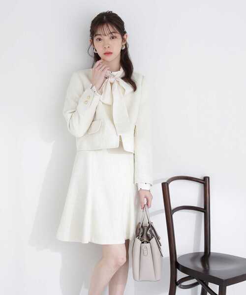 PROPORTION BODY DRESSING(プロポーションボディドレッシング)の「ツイードミニスカート / 1213120213(スカート・レディース・ホワイト系その他/ブラック系その他/ブラック・X-SMALL/SMALL/MEDIUM)」の20枚目の写真