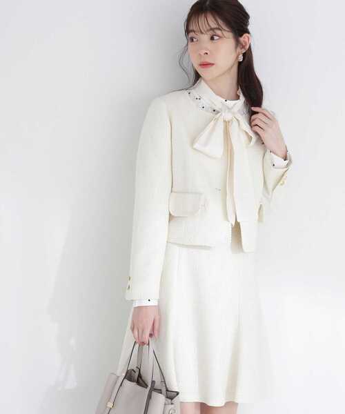 PROPORTION BODY DRESSING(プロポーションボディドレッシング)の「ツイードミニスカート / 1213120213(スカート・レディース・ホワイト系その他/ブラック系その他/ブラック・X-SMALL/SMALL/MEDIUM)」の21枚目の写真