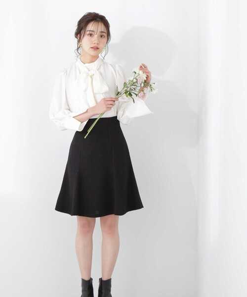 PROPORTION BODY DRESSING(プロポーションボディドレッシング)の「ツイードミニスカート / 1213120213(スカート・レディース・ホワイト系その他/ブラック系その他/ブラック・X-SMALL/SMALL/MEDIUM)」の2枚目の写真