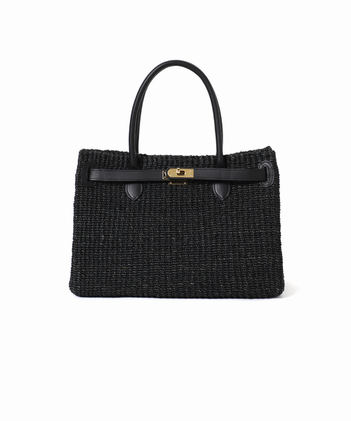 FRAMeWORK（フレームワーク）の「【COTTO/コット】BELT BASKET バッグ（かごバッグ・レディース・ブラック/ブラウン・FREE）」の5枚目の写真