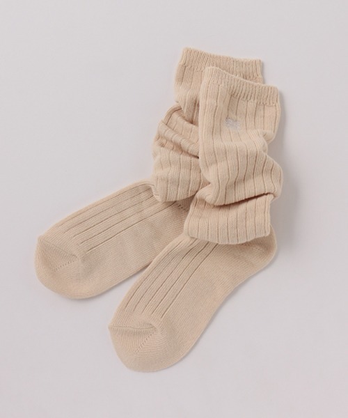 LOVETOXIC（ラブトキシック）の「カラールーズソックス（ソックス/靴下・キッズ・ラベンダー/ベージュ/ホワイト/ブラック/サックスブルー・FREE）」の3枚目の写真