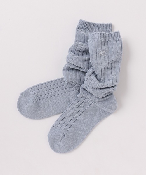 LOVETOXIC（ラブトキシック）の「カラールーズソックス（ソックス/靴下・キッズ・ラベンダー/ベージュ/ホワイト/ブラック/サックスブルー・FREE）」の4枚目の写真