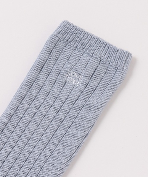 LOVETOXIC（ラブトキシック）の「カラールーズソックス（ソックス/靴下・キッズ・ラベンダー/ベージュ/ホワイト/ブラック/サックスブルー・FREE）」の7枚目の写真