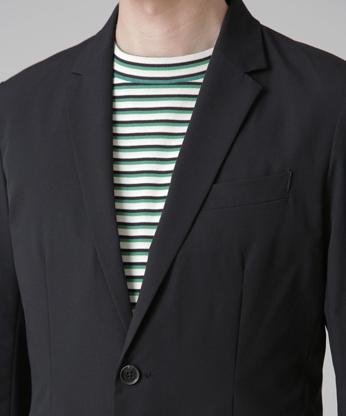 NANO universe（ナノユニバース）の「LB.03/「Damerino」SOLOTEX(R) 4WAY セットアップ/ジャケット＆パンツ（セットアップ・メンズ・ブラック/ネイビー/カーキ・S/M/L/XL）」の14枚目の写真