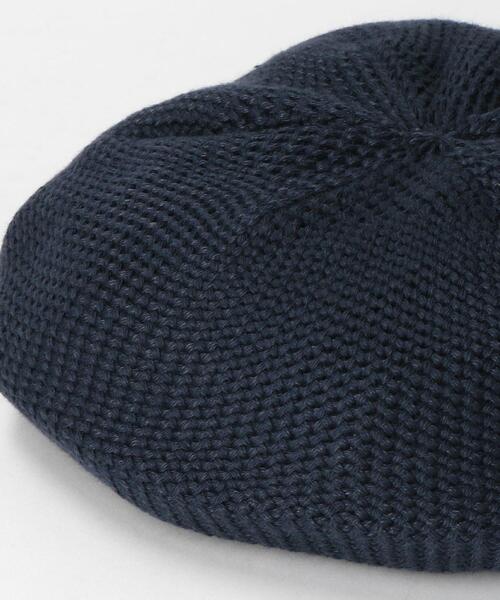 RACAL（ラカル）の「＜Racal＞ KINT BERET/ベレー（ハンチング/ベレー帽・メンズ・ブラック/ネイビー・FREE）」の5枚目の写真
