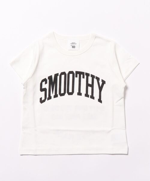 Smoothy（スムージー）の「Smoothy Arch Logo Tee / スムージー アーチロゴTシャツ（Tシャツ/カットソー・キッズ・ブラック/ピンク/ホワイト/ヘザーグレー・120/150/130/110/100/160/140）」の10枚目の写真