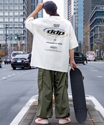 ddp（ディーディーピー）の「ddp/ディーディーピー 別注 サークルロゴ刺繍 ヘビーウェイト ビッグシルエット半袖Tシャツ（Tシャツ/カットソー）」