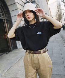 ddp（ディーディーピー）の「ddp/ディーディーピー 別注 サークルロゴ刺繍 ヘビーウェイト ビッグシルエット半袖Tシャツ（Tシャツ/カットソー）」