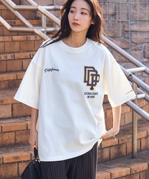 ddp（ディーディーピー）の「ddp/ディーディーピー 別注 サークルロゴ刺繍 ヘビーウェイト ビッグシルエット半袖Tシャツ（Tシャツ/カットソー）」