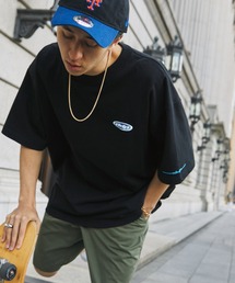 ddp（ディーディーピー）の「ddp/ディーディーピー 別注 サークルロゴ刺繍 ヘビーウェイト ビッグシルエット半袖Tシャツ（Tシャツ/カットソー）」