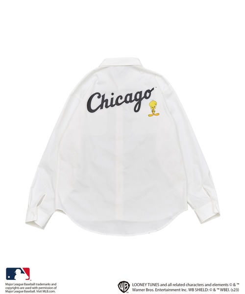 BACK TO THE FIELD（バック トゥー ザ フィールド）の「【LOONEY TUNES×MLB】バックプリントワークシャツ（シャツ/ブラウス・レディース・ホワイト/ベージュ/ネイビー・FREE）」の9枚目の写真