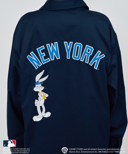 BACK TO THE FIELD（バック トゥー ザ フィールド）の「【LOONEY TUNES×MLB】バックプリントワークシャツ（シャツ/ブラウス・レディース・ホワイト/ベージュ/ネイビー・FREE）」の18枚目の写真