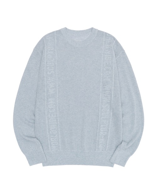 SCULPTOR(スカルプター)の「Striped Mesh Sweater/ストライプメッシュセーター(ニット/セーター・レディース・ライトブルー/ブラウン/アイボリー・MEDIUM/LARGE)」の13枚目の写真