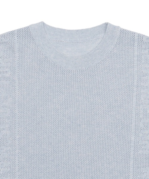 SCULPTOR(スカルプター)の「Striped Mesh Sweater/ストライプメッシュセーター(ニット/セーター・レディース・ライトブルー/ブラウン/アイボリー・MEDIUM/LARGE)」の16枚目の写真